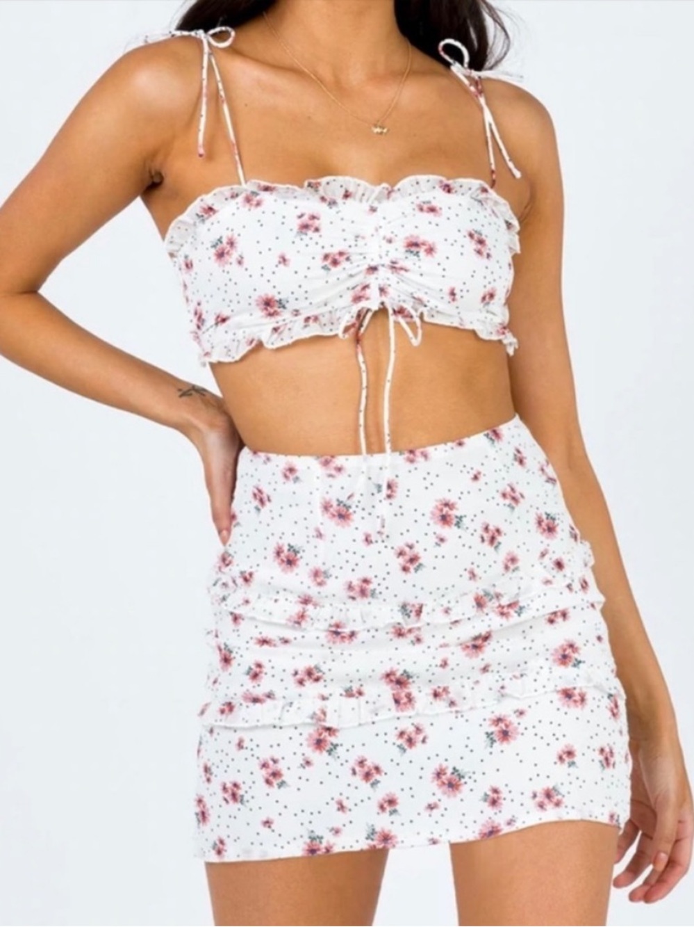 Princess Polly Floral Skirt